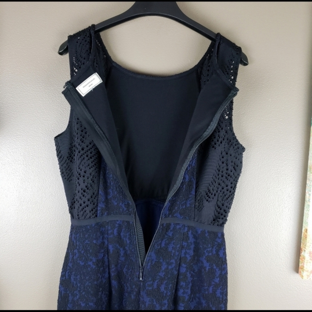 Anthropologie moulinette soeurs Blue Black Lace dress - Picture 2 of 15
